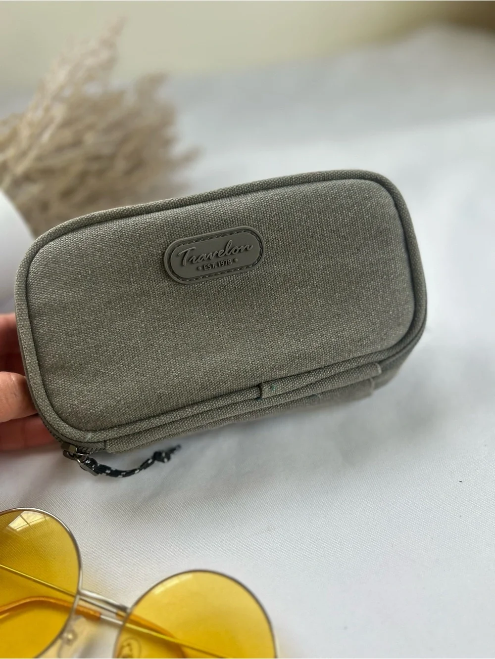 Olive Green Canvas Travelon Organizer Pouch